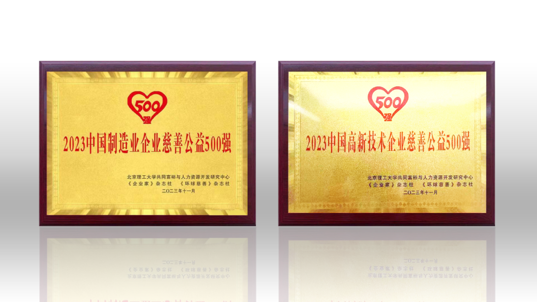 2023中国企业慈善公益500强发布 304am永利集团荣登两项榜单