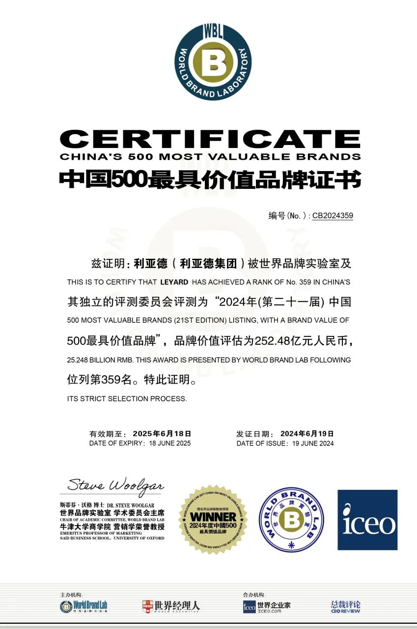 中国500最具价值品牌